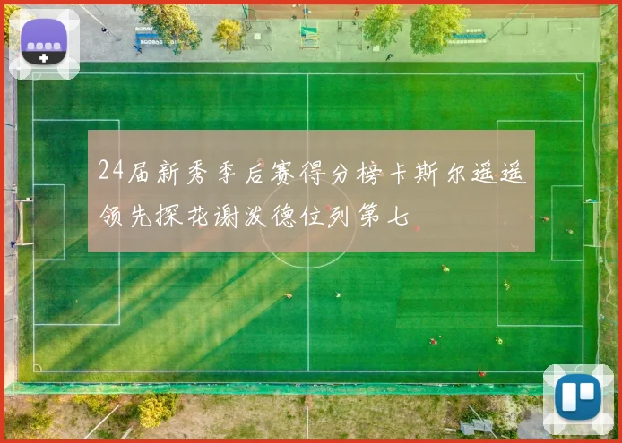 24届新秀季后赛得分榜卡斯尔遥遥领先探花谢泼德位列第七